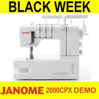 Janome 2000CPX coverstitch DEMOMODEL Black Week